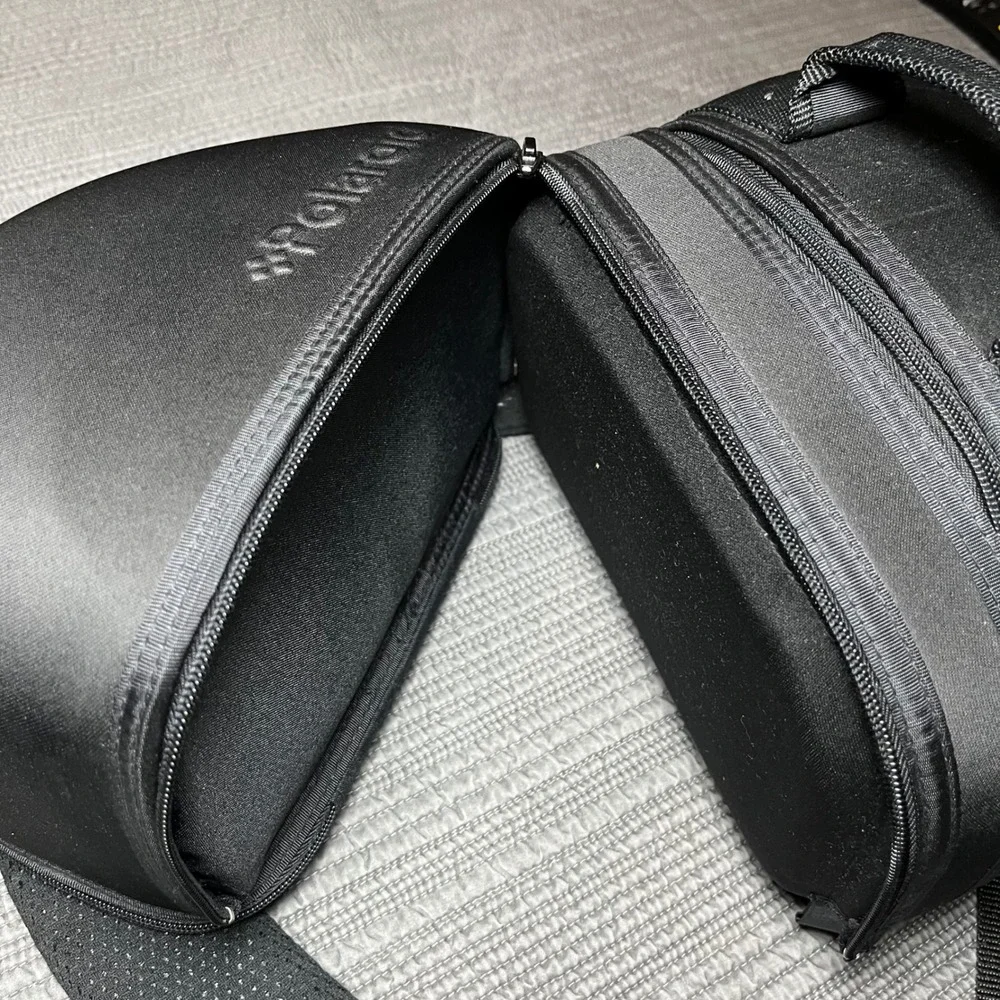 Vintage Polaroid Video Bag Camera Case Hardshell Padded Black NWT Retro Gear